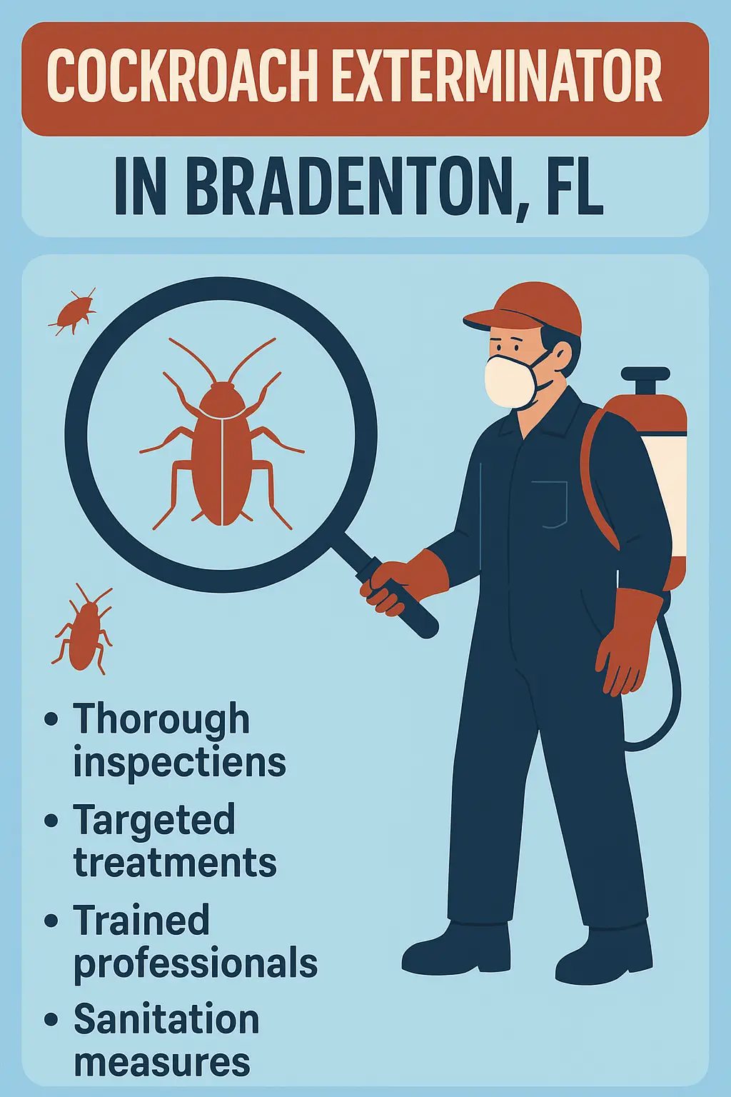 cockroach exterminator bradenton fl